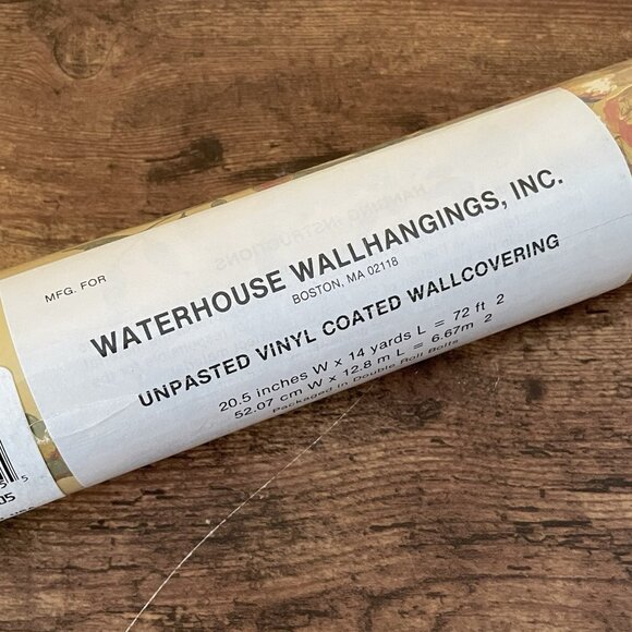 Waterhouse Wallhangings Wallpaper Double Roll Kensington Gardens Floral Columns - Picture 5 of 12